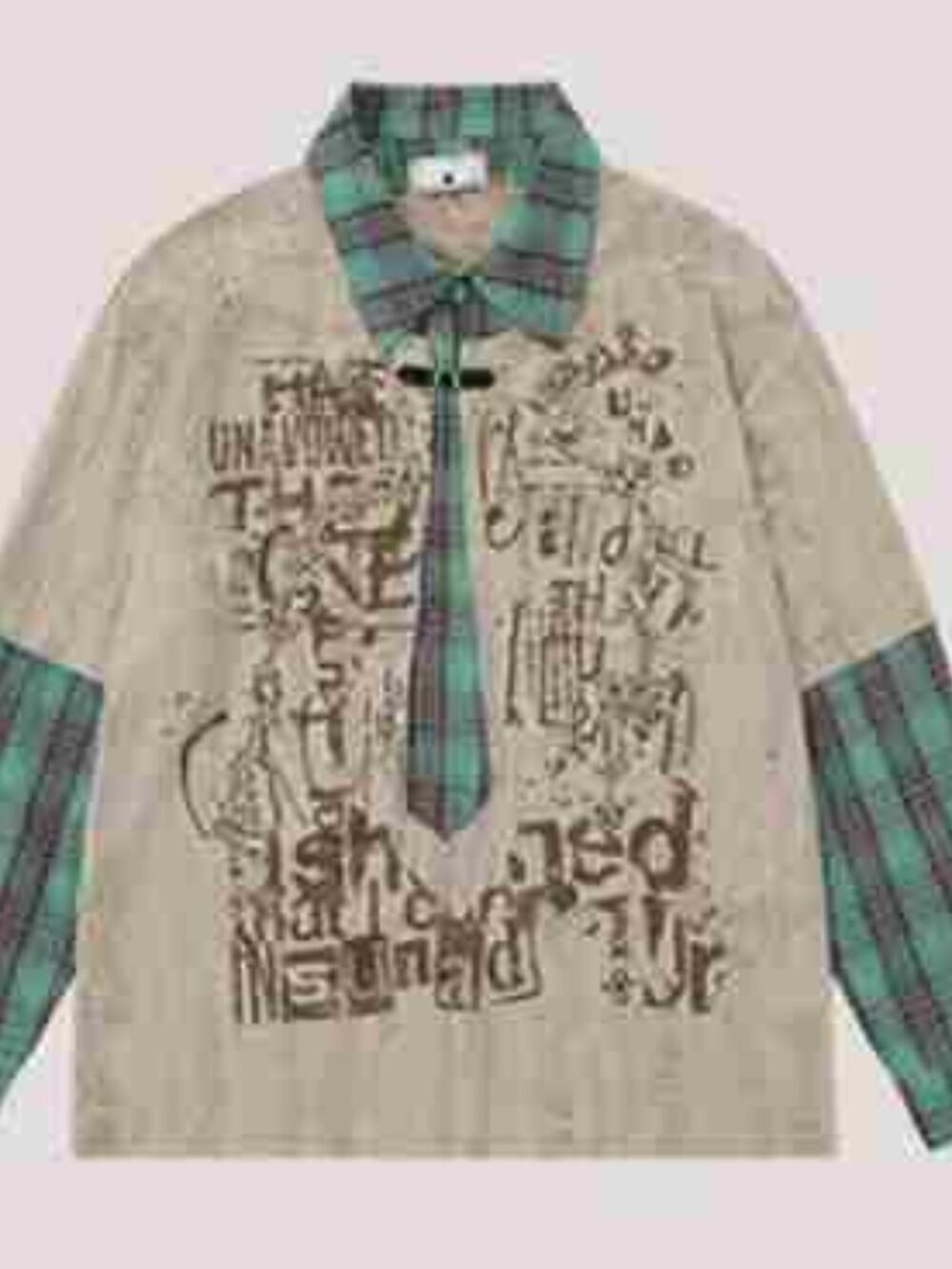 Patchwork Graphic Shirt